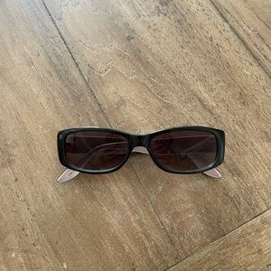 Black Sunglasses with Rhinestone Detail